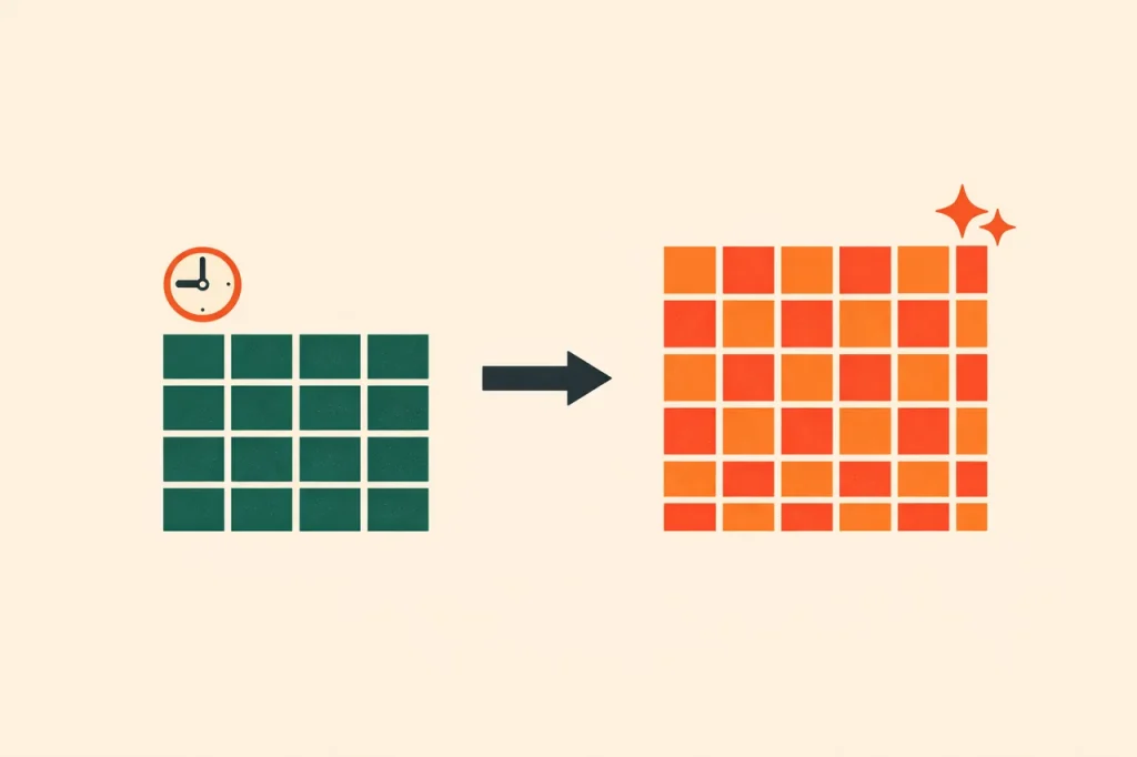 New online casinos library size comparison showing legacy tile grid versus larger fresh 2026 launch tile grid